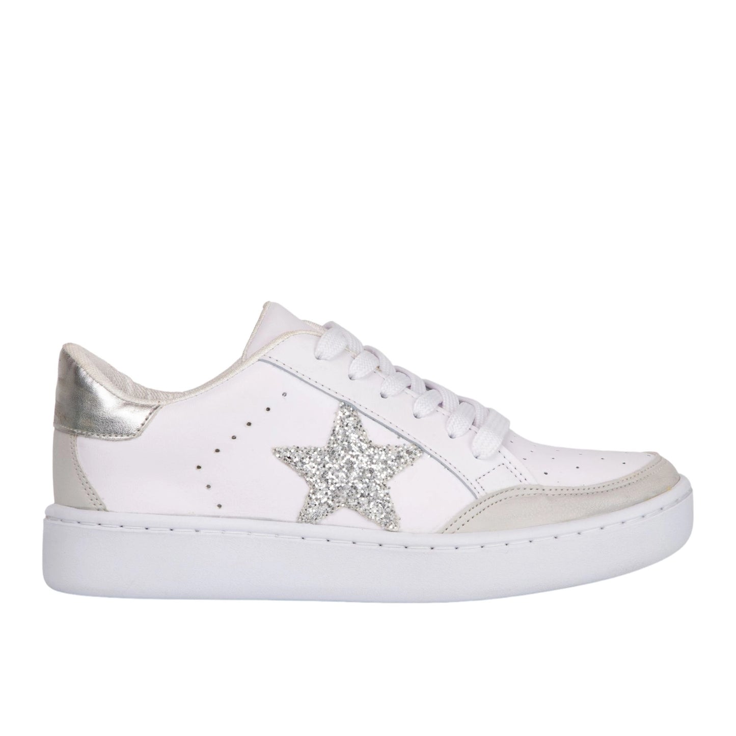 Chasing Games Sneakers- Silver/Grey