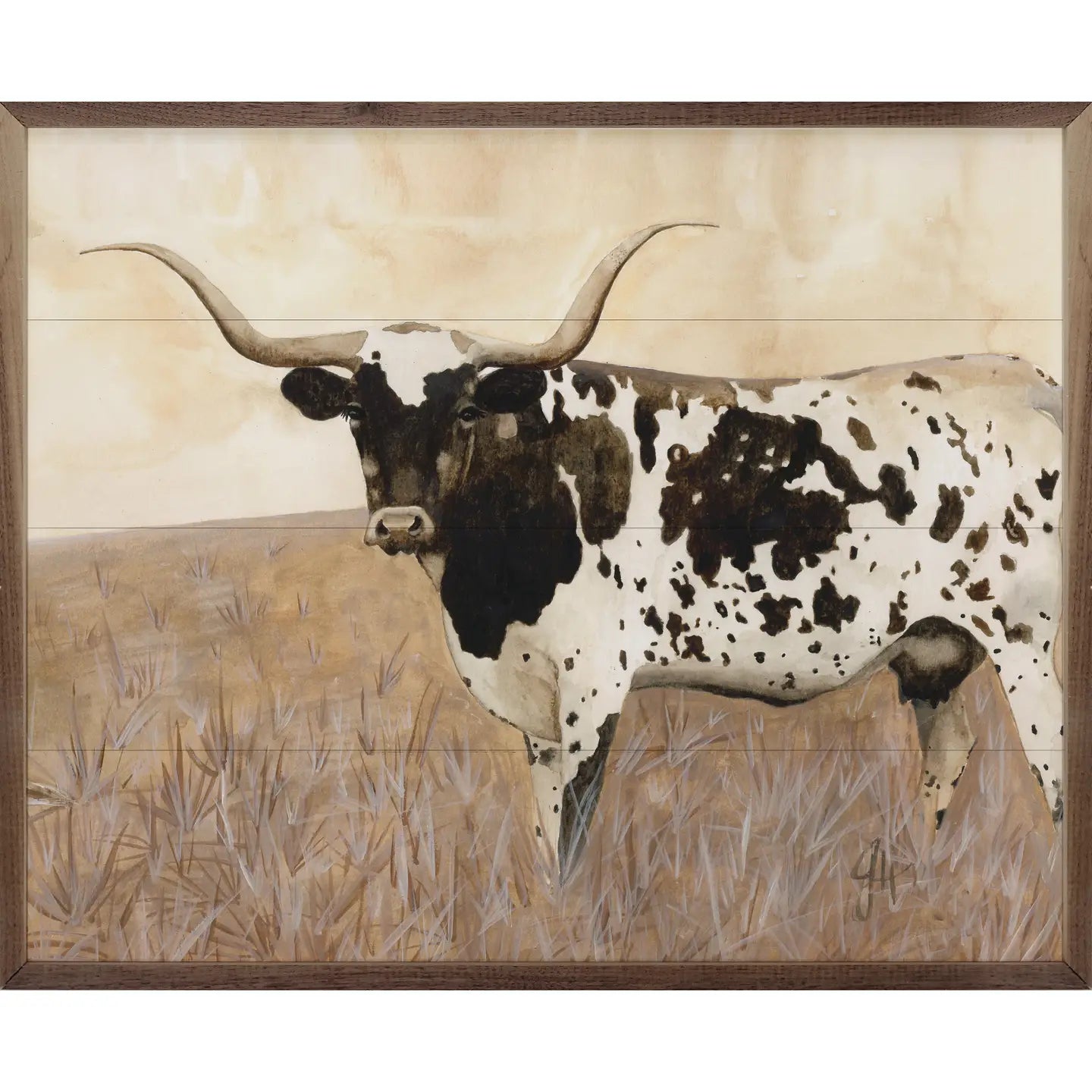 Old Timer-Longhorn 20x16"