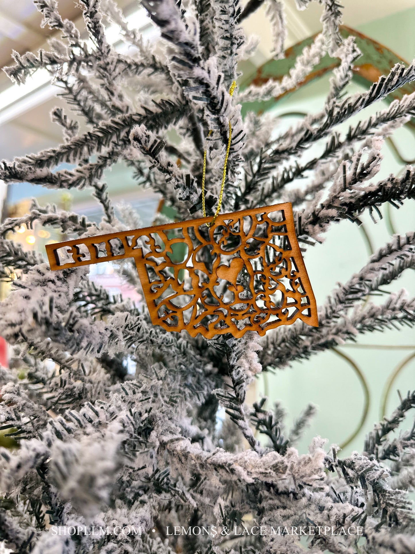 OK Wood Ornaments