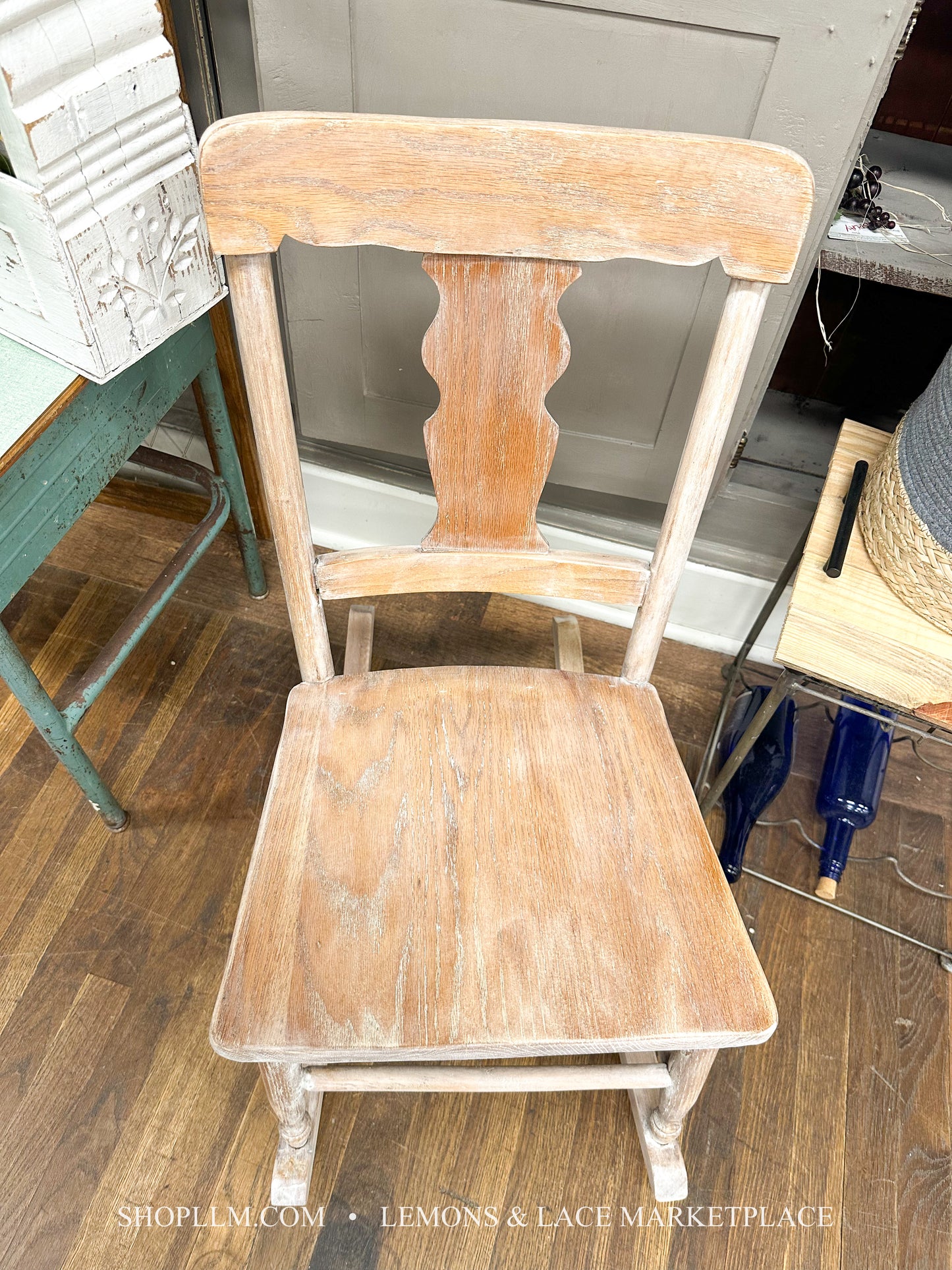 White Washed Oak Childs Chair