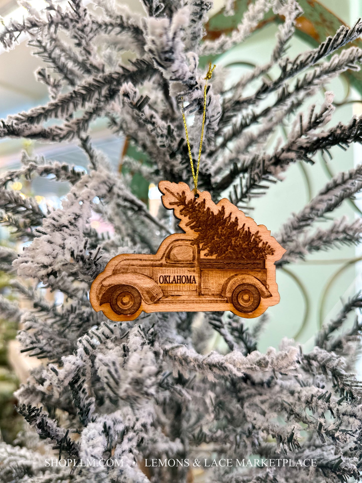 OK Wood Ornaments