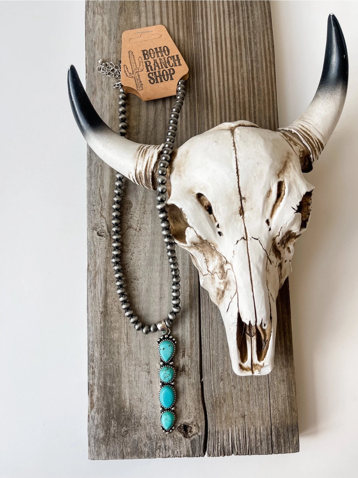 Navajo Style Pendant Necklace Semi Stone Necklace