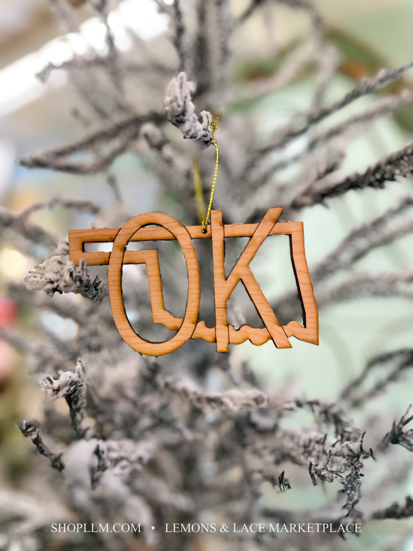 OK Wood Ornaments