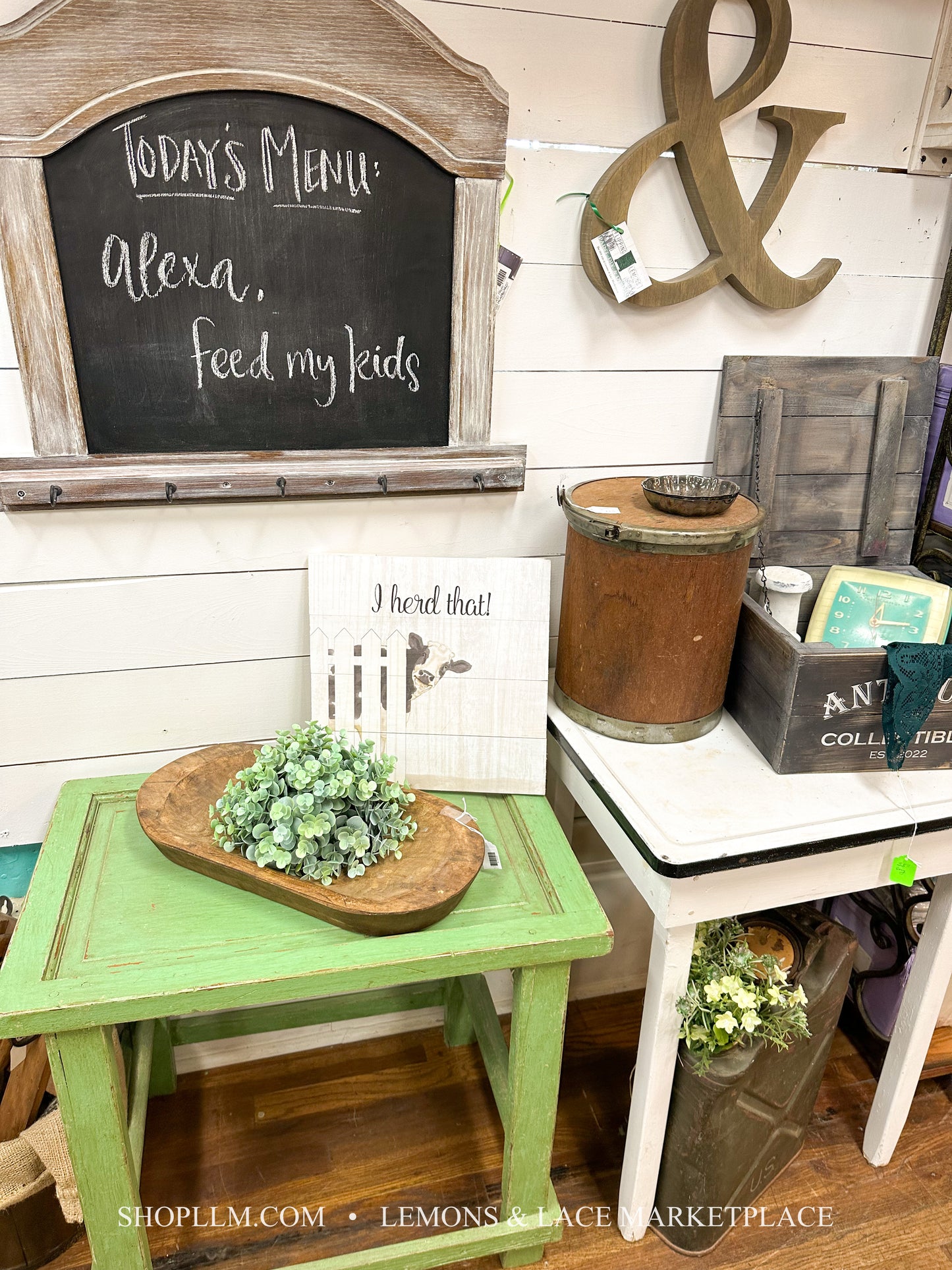 Chalk Board Organizer