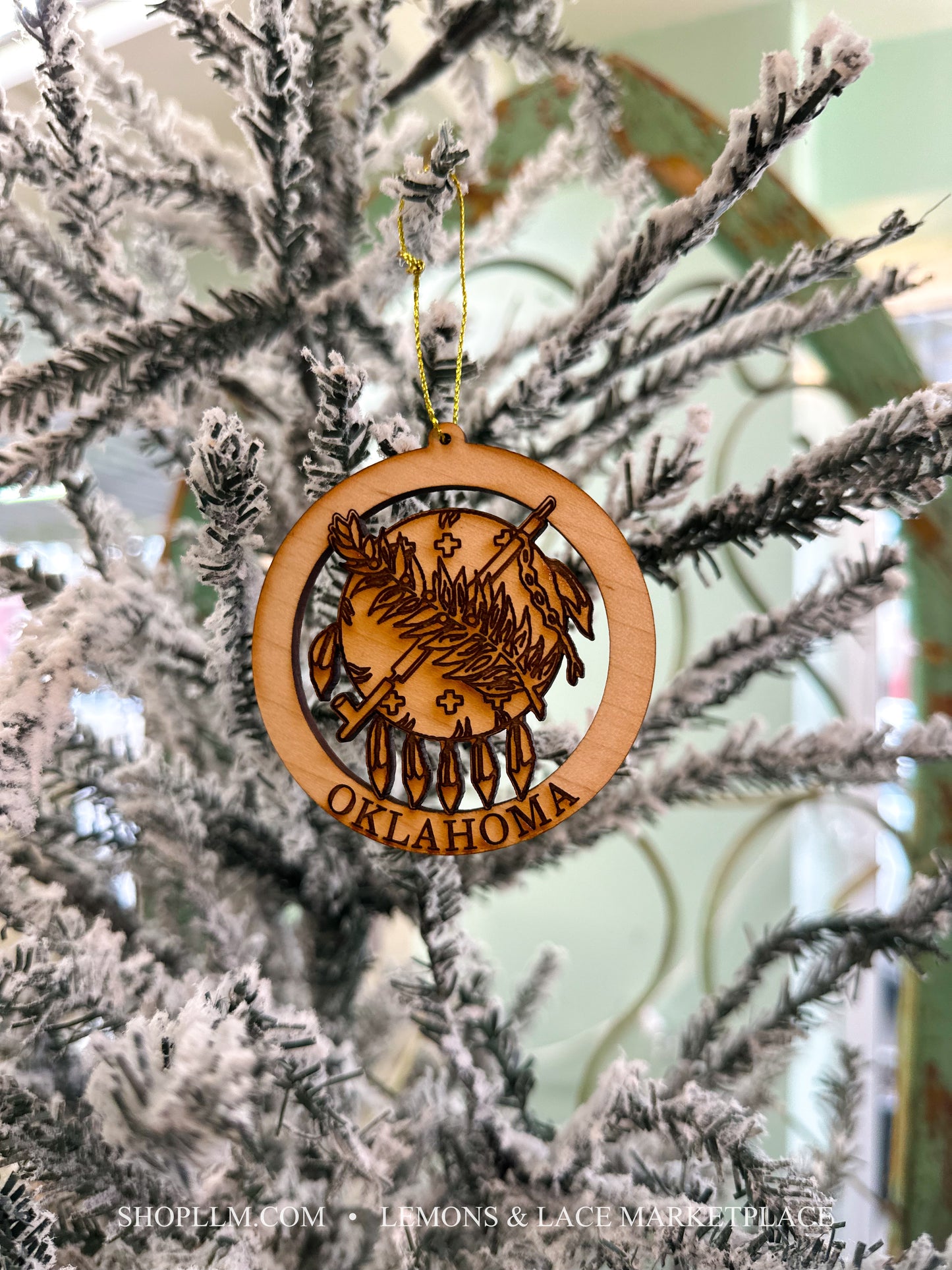 OK Wood Ornaments