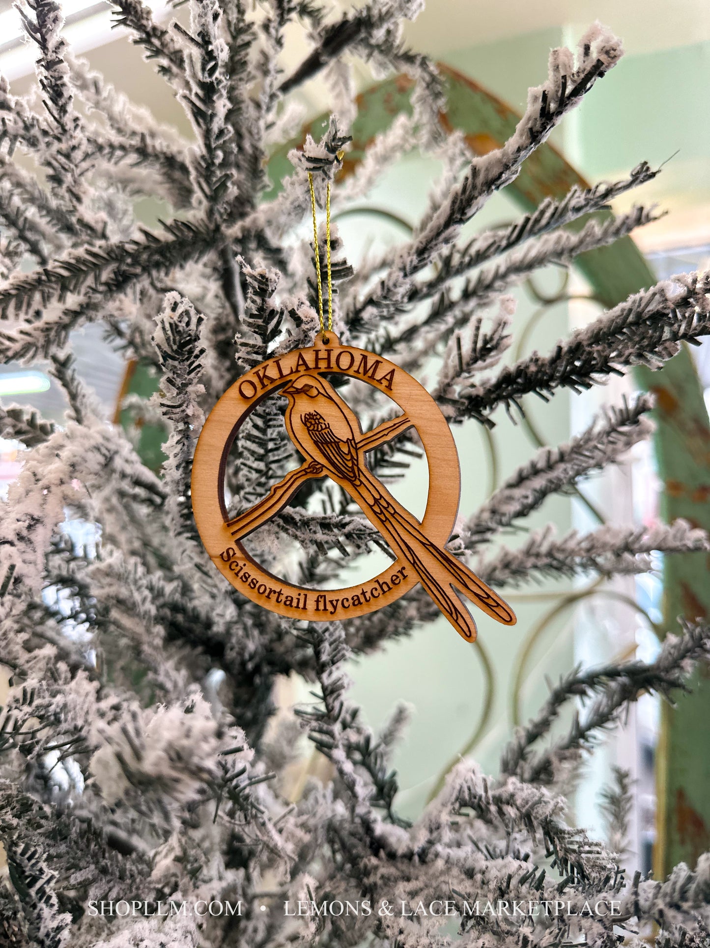 OK Wood Ornaments