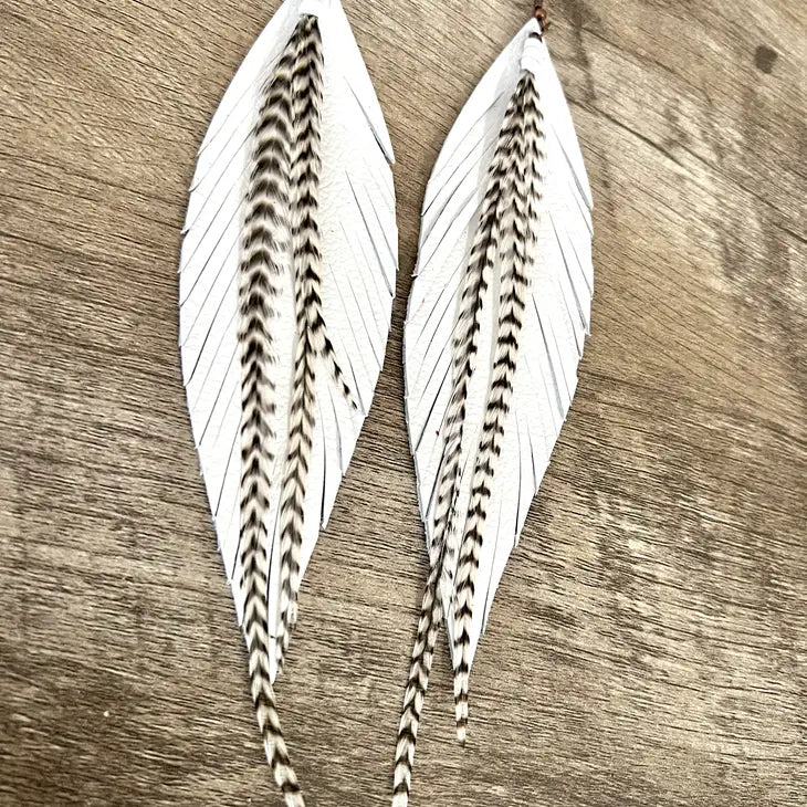 Clancy Feather Earrings