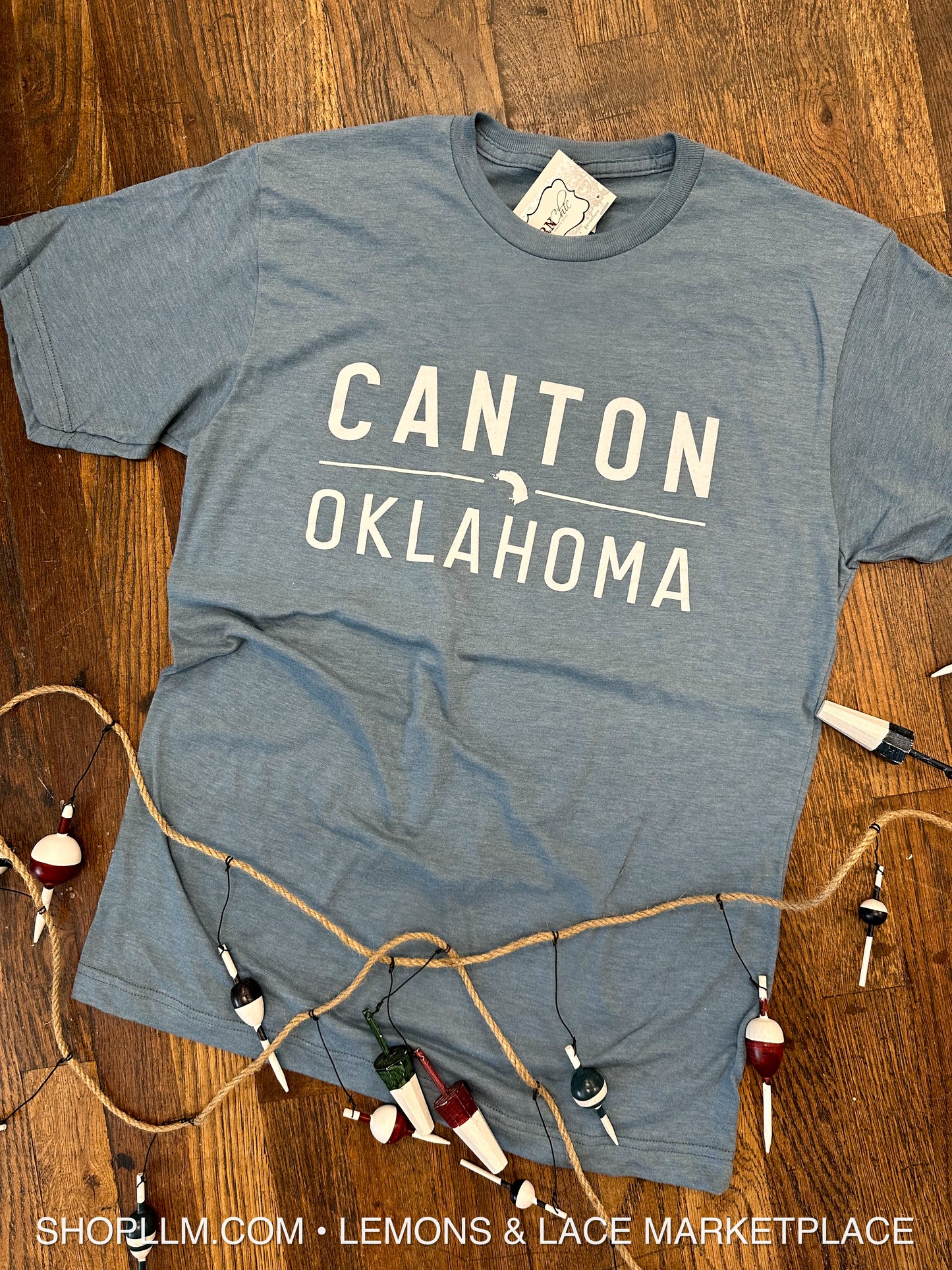 Canton Oklahoma Unisex Tee Denim