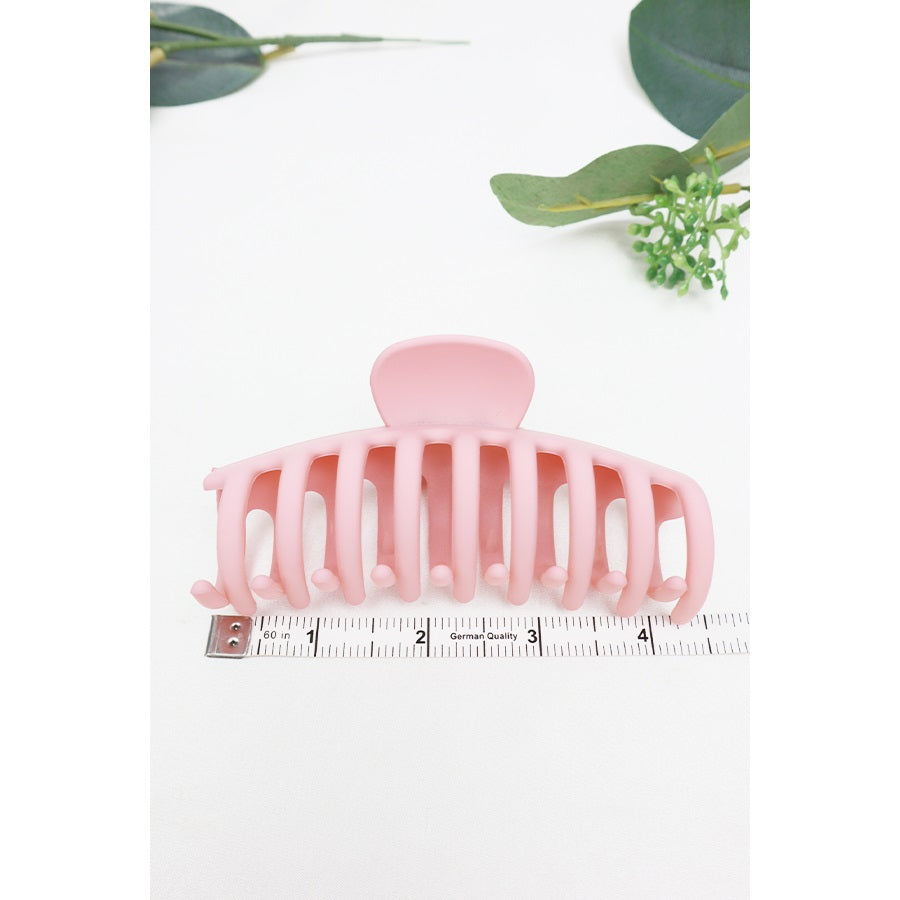 Large Matte Round Hair Claw