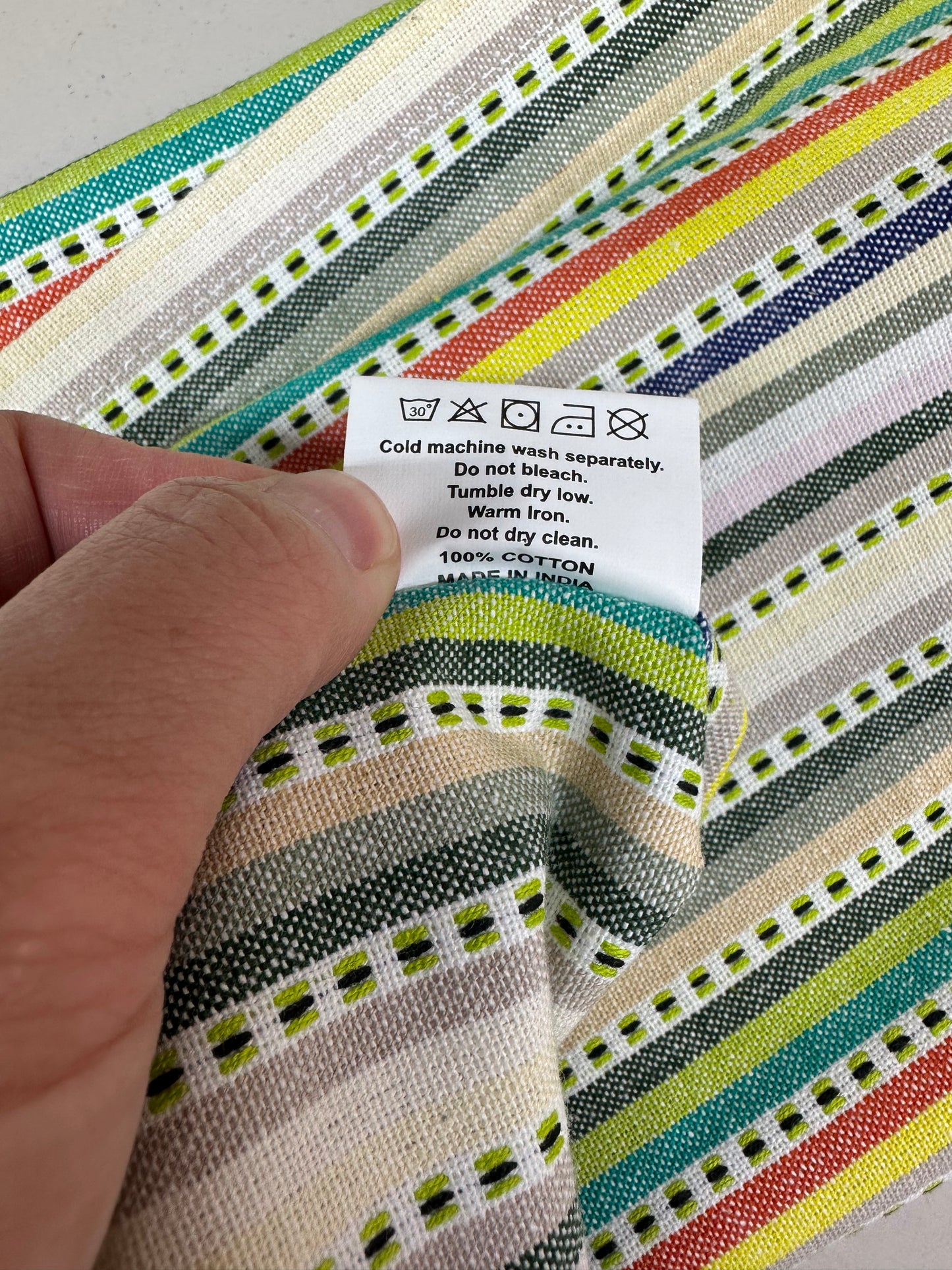 Striped Farm Tea Towel