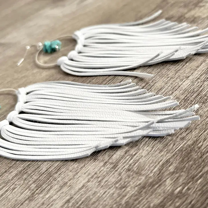 Avon Fringe Hoop Earrings