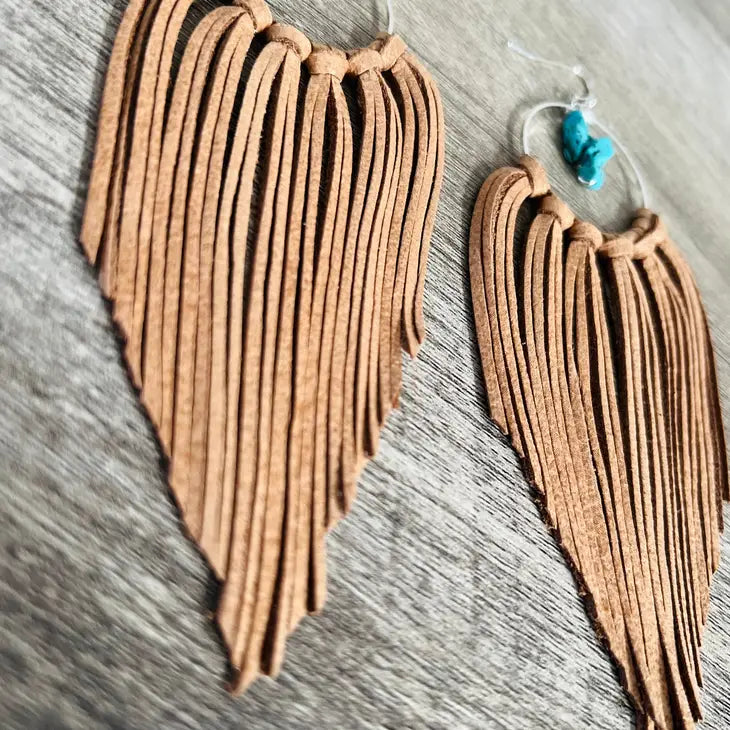 Avon Fringe Hoop Earrings