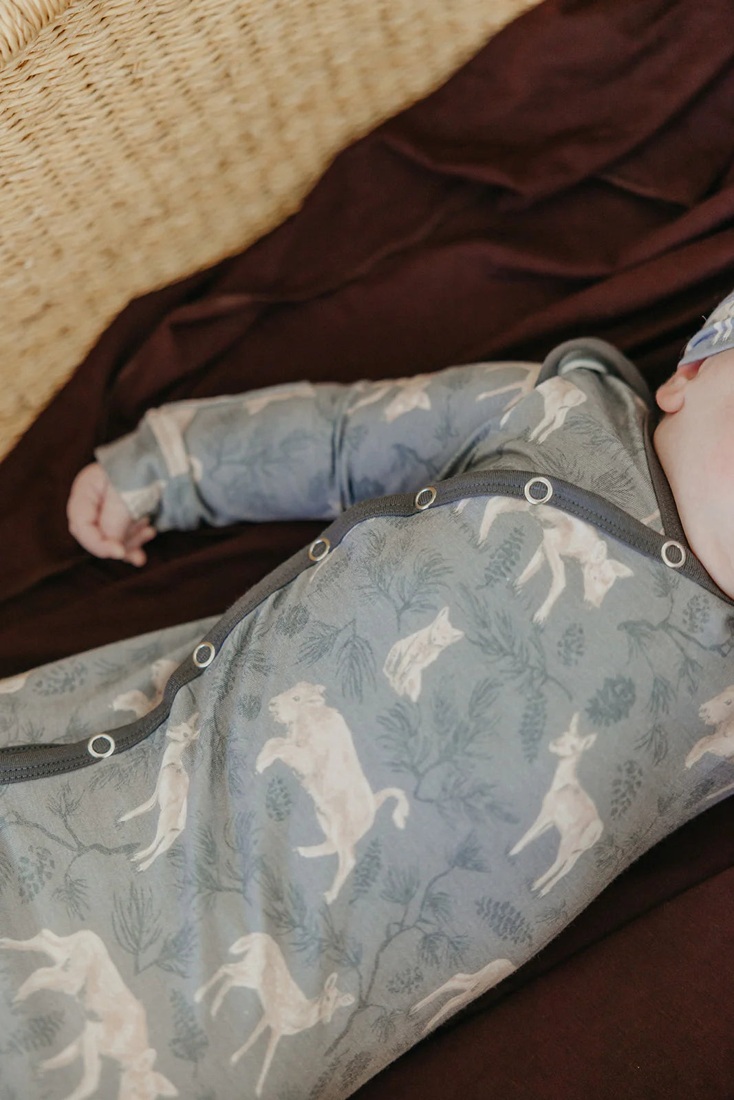 Timber Newborn Knotted Gown
