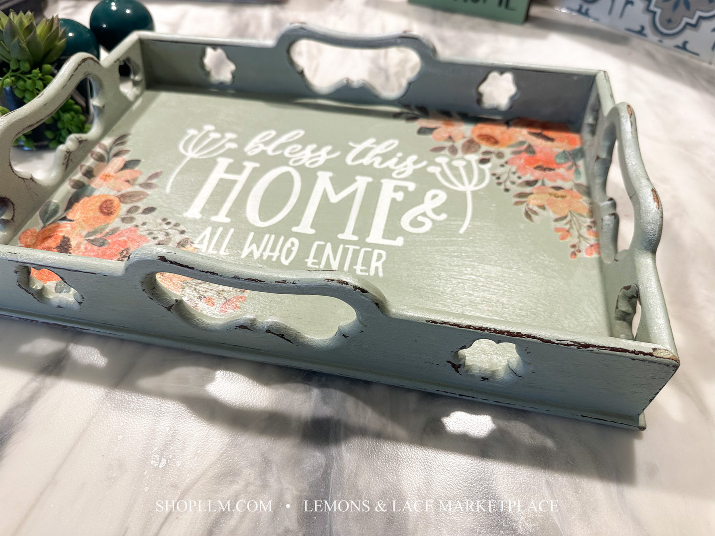 Bless This Home Serving Tray