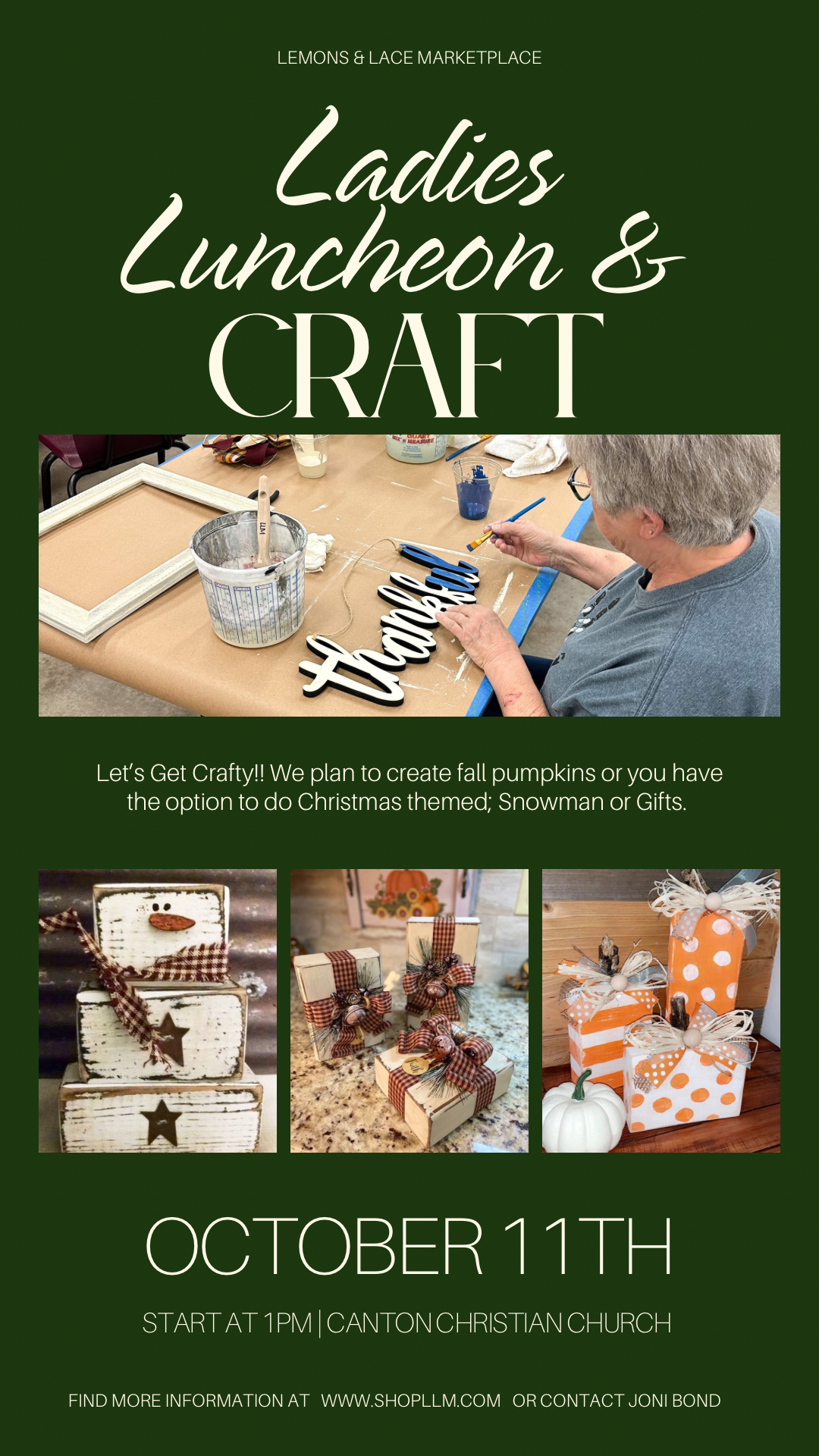 Ladies Fellowship & Craft |Thanksgiving Or Christmas