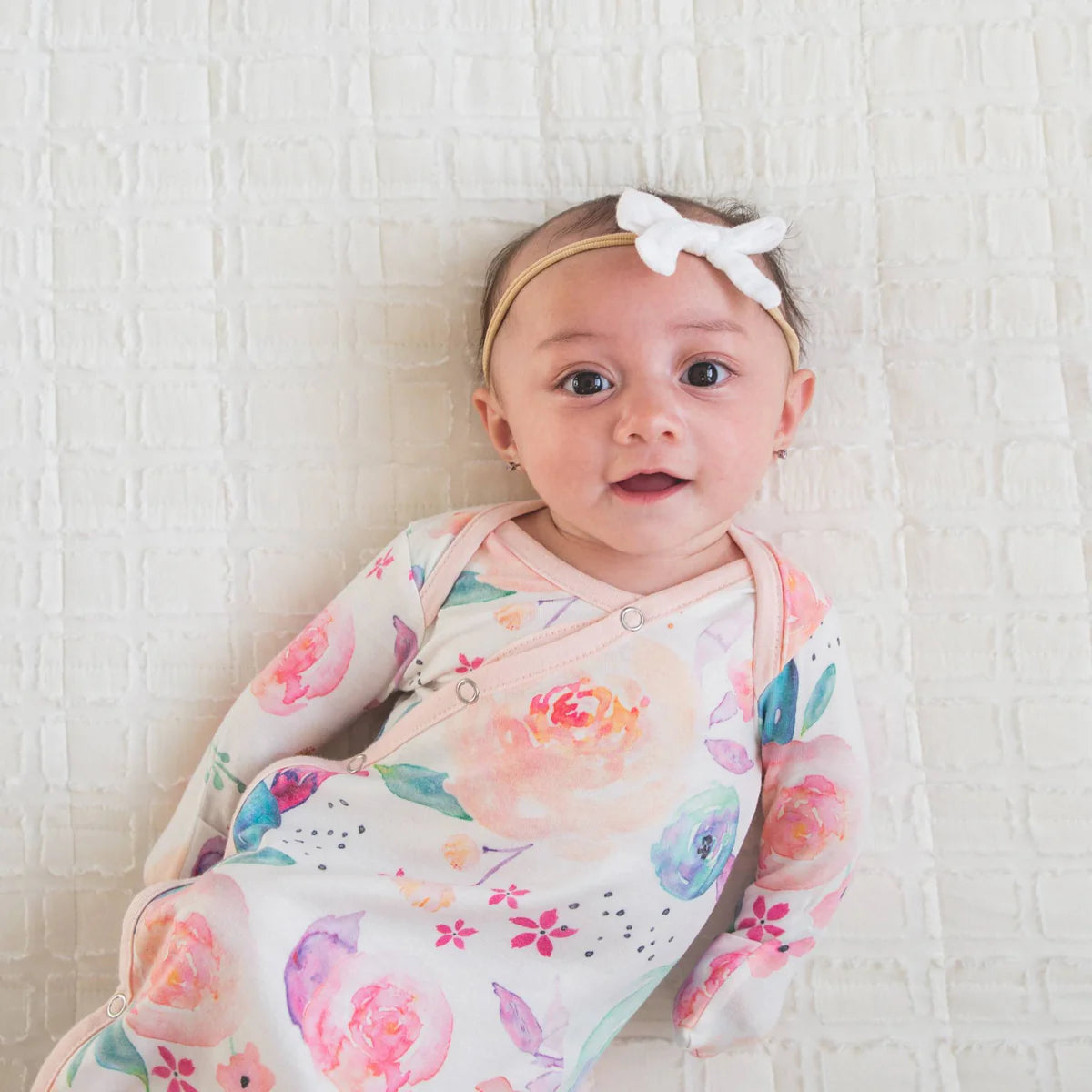 Bloom Newborn Knotted Gown