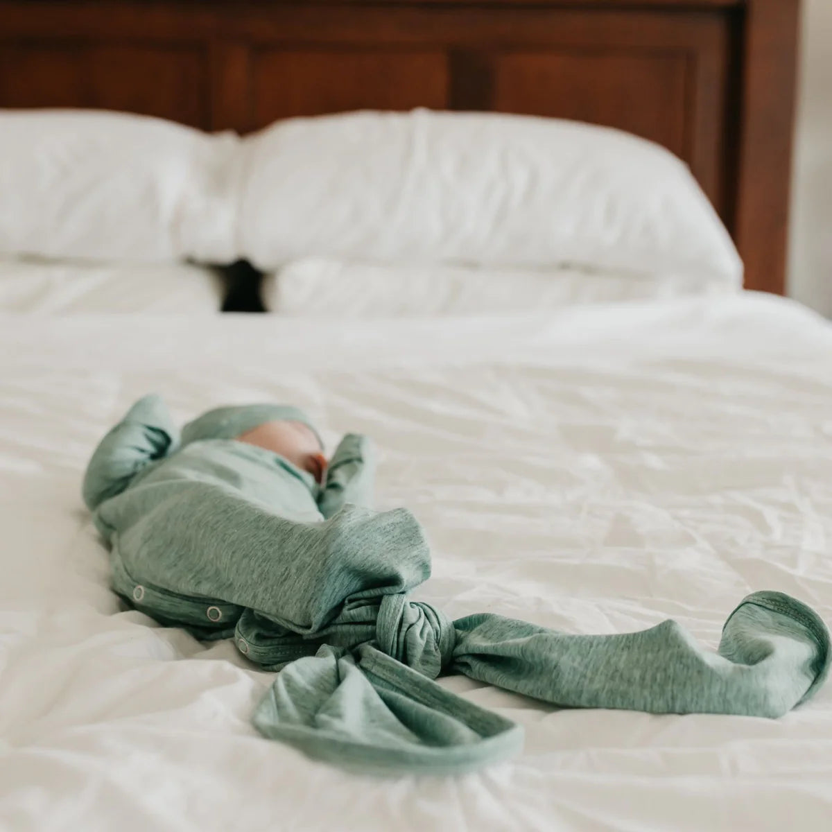 Emerson Newborn Knotted Gown