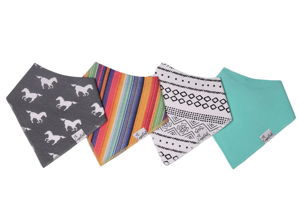 Westyn Baby Bandana Bib- 4 Pack
