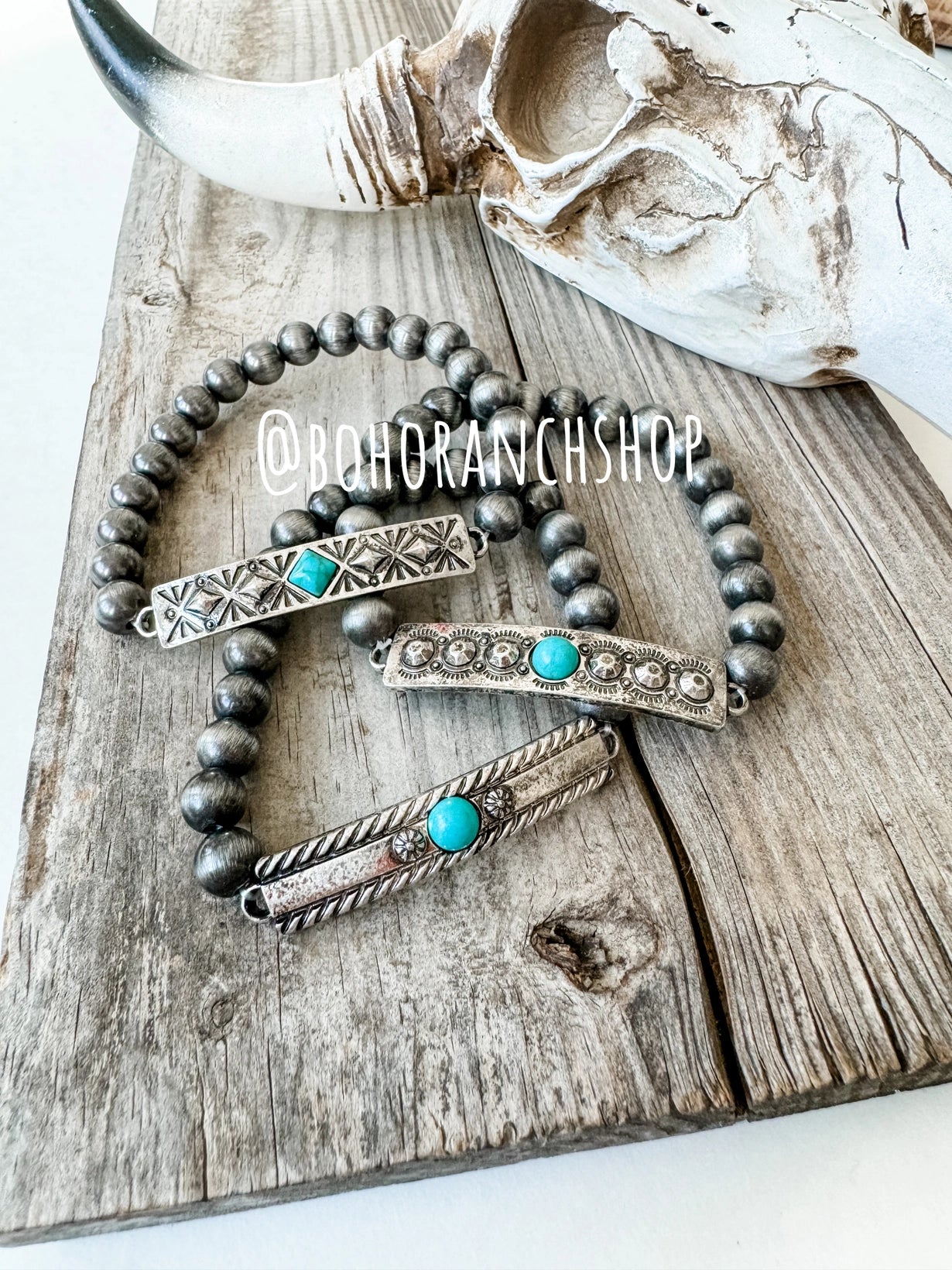 Aztec Boho Stretch Bracelet