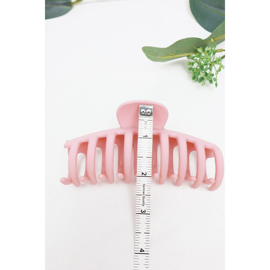 Large Matte Round Hair Claw