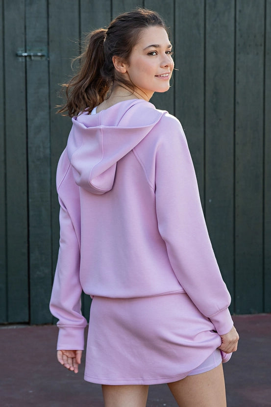 Light Heather Classy Quarter Zip Hoodie