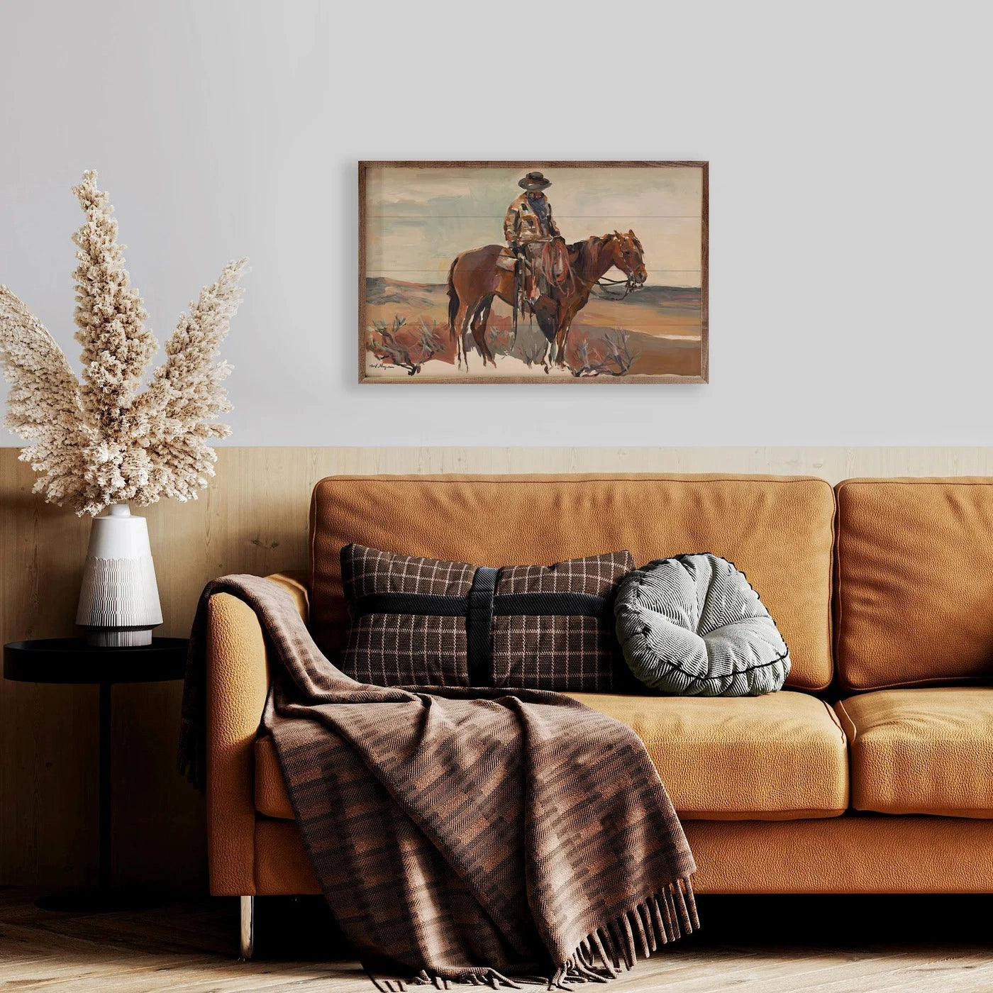 Western Rider Warm by Marilyn Hageman 16 x 10 x1.5"