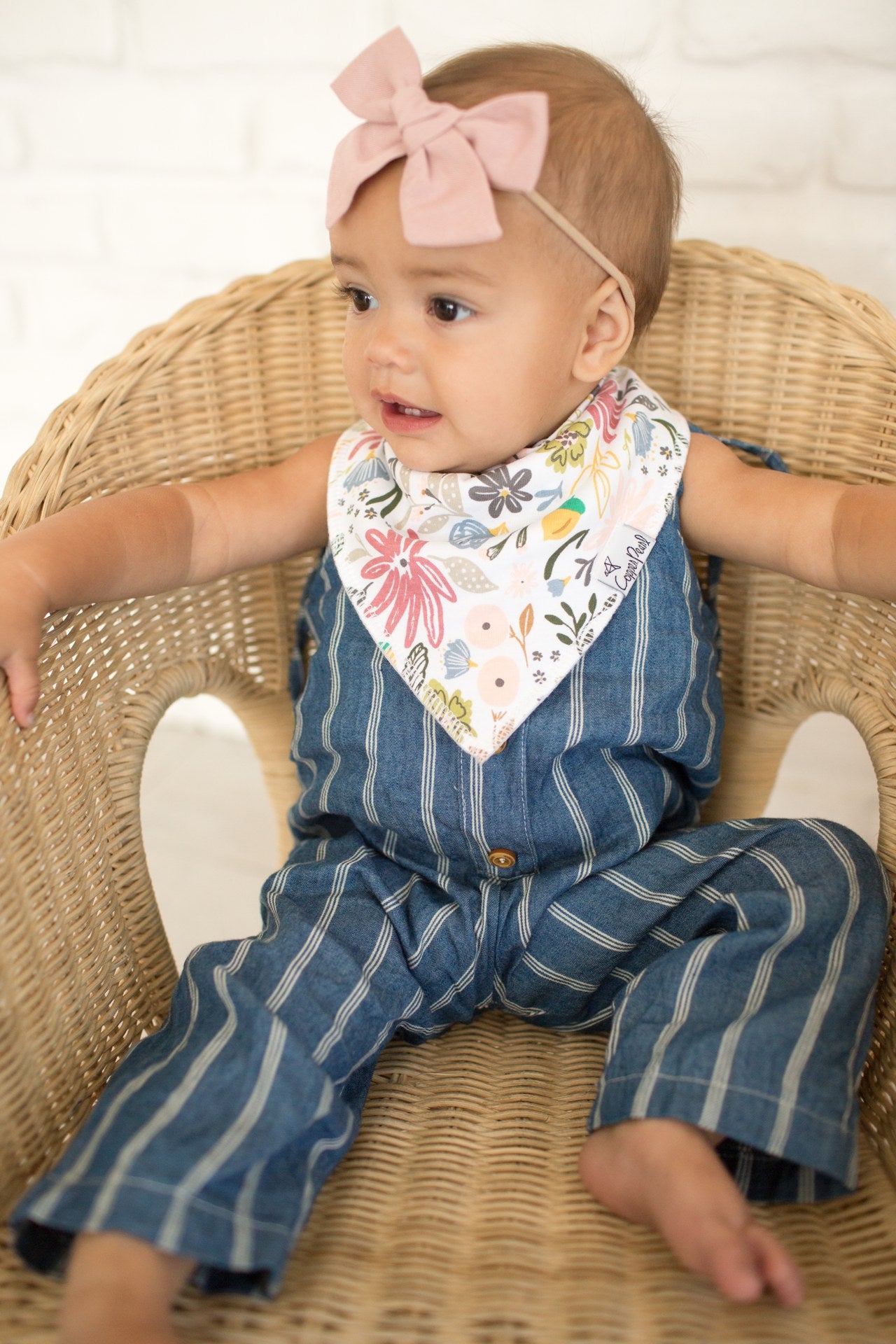Olive Baby Bandana Bib- 4 Pack