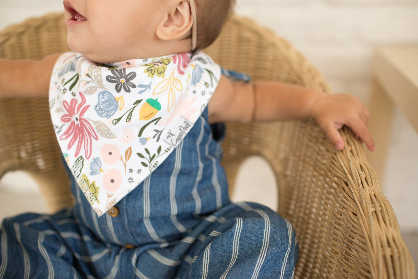 Olive Baby Bandana Bib- 4 Pack