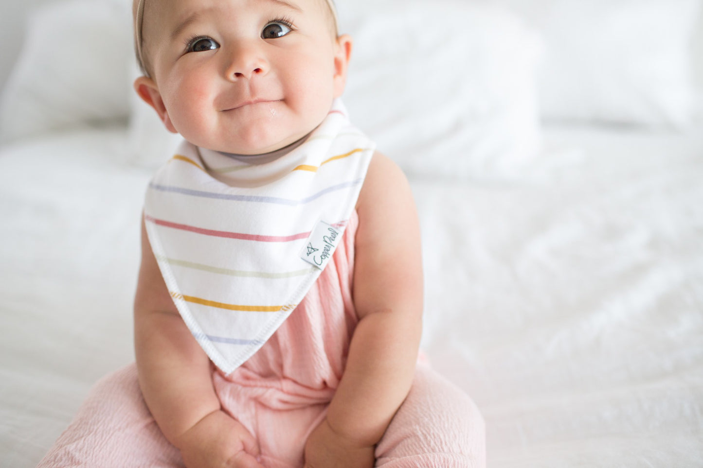Olive Baby Bandana Bib- 4 Pack