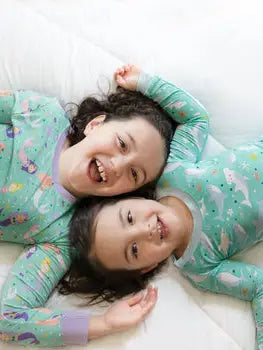 Shark Soiree Two-Piece Bamboo Viscose Pajama Set