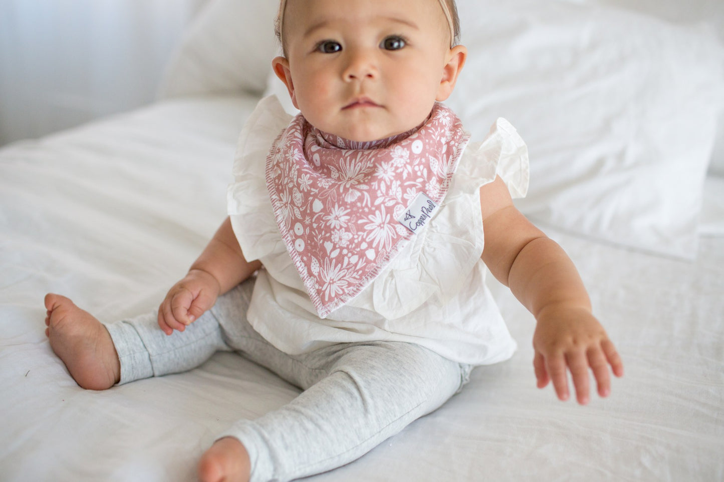Olive Baby Bandana Bib- 4 Pack