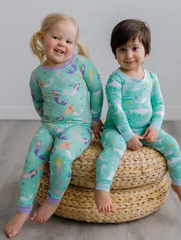 Shark Soiree Two-Piece Bamboo Viscose Pajama Set