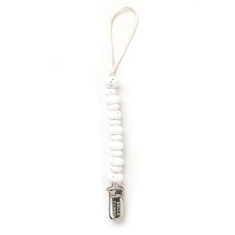 Speckled Pacifier Clip by Bella Tunno