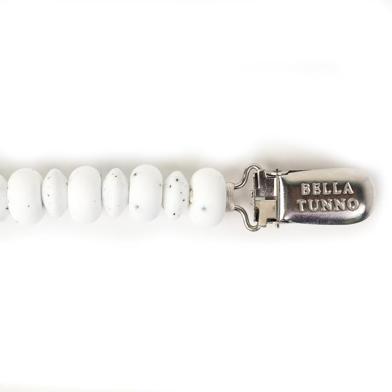Speckled Pacifier Clip by Bella Tunno