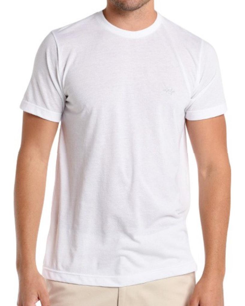 Performance Hybrid Tee Heather White