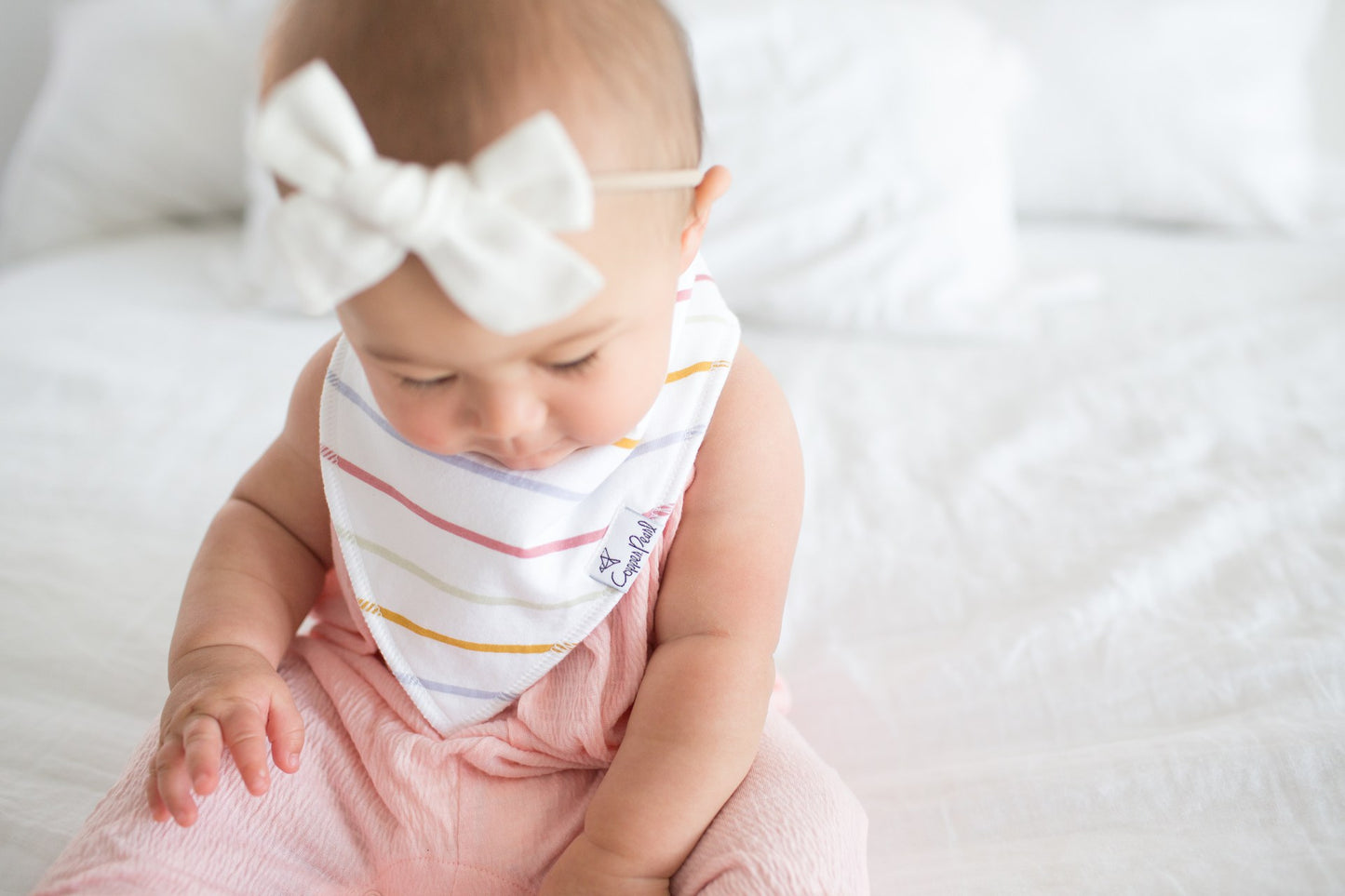 Olive Baby Bandana Bib- 4 Pack