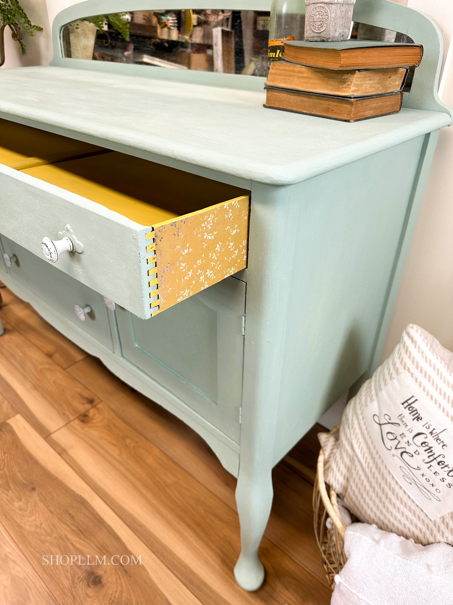 Svenska Blue Buffet or Entry Table