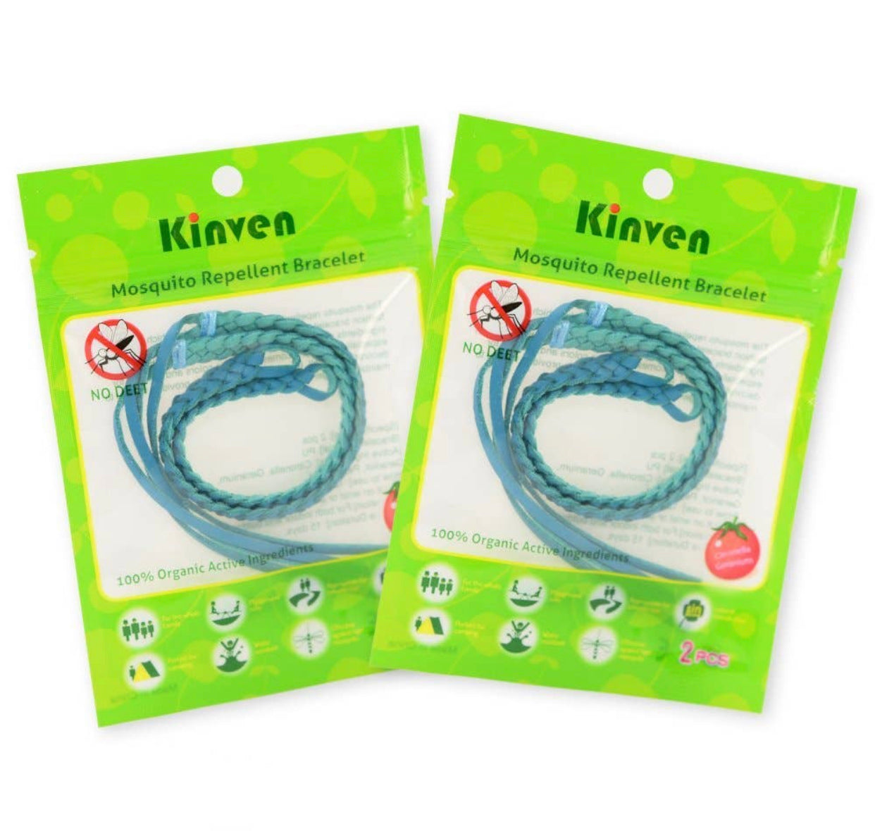 Kinven Mosquito Repellent Leather Bracelet