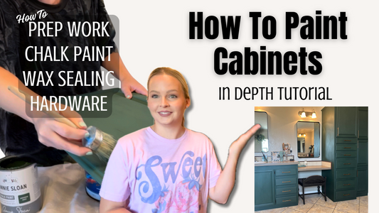 How to Paint Cabinets | Kitchen or Bathroom Cabinets