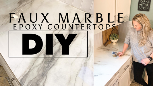 Painted Countertops | DIY | Using Chalk Paint by Annie Sloan