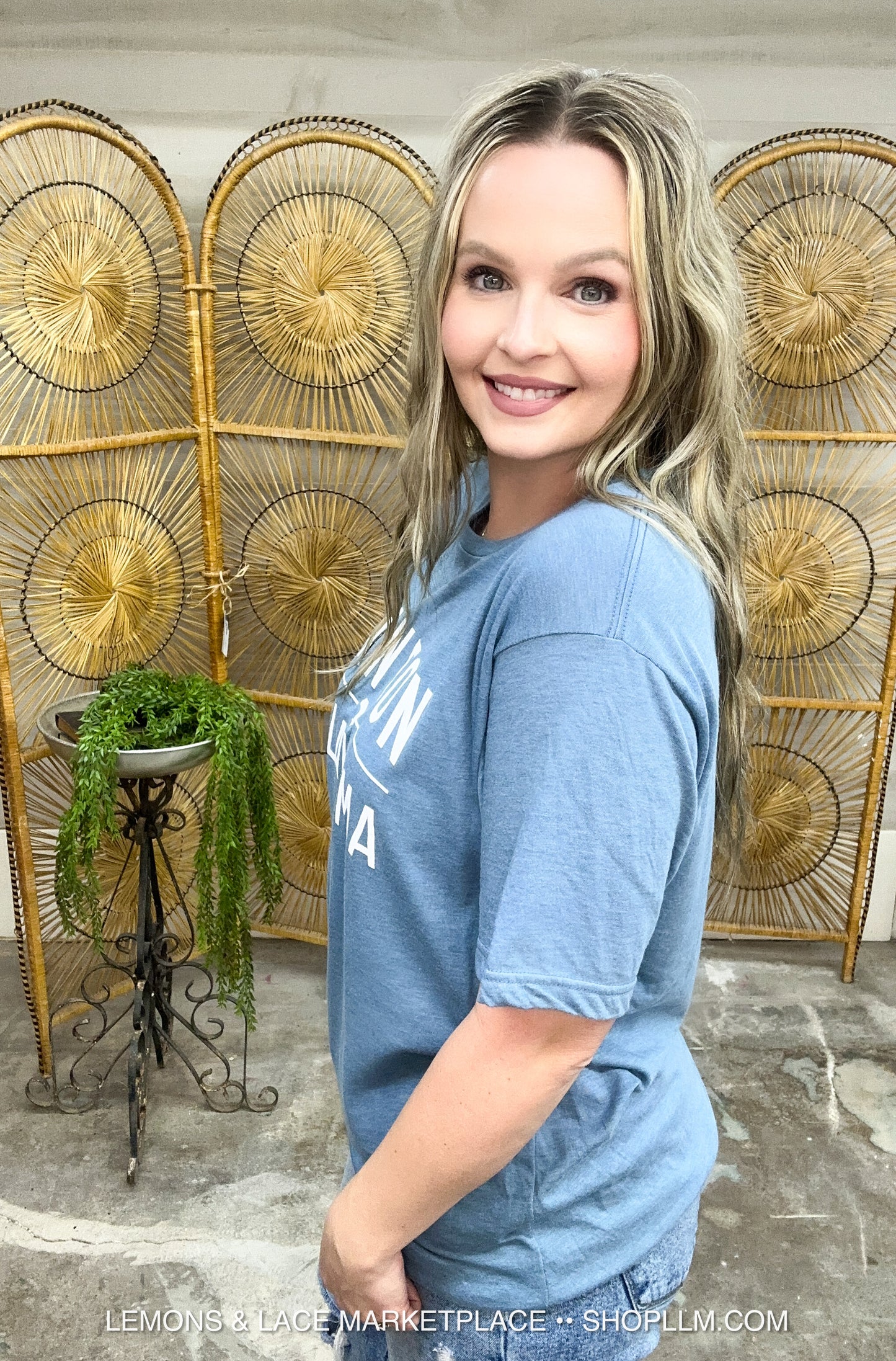 Canton Oklahoma Unisex Tee Denim
