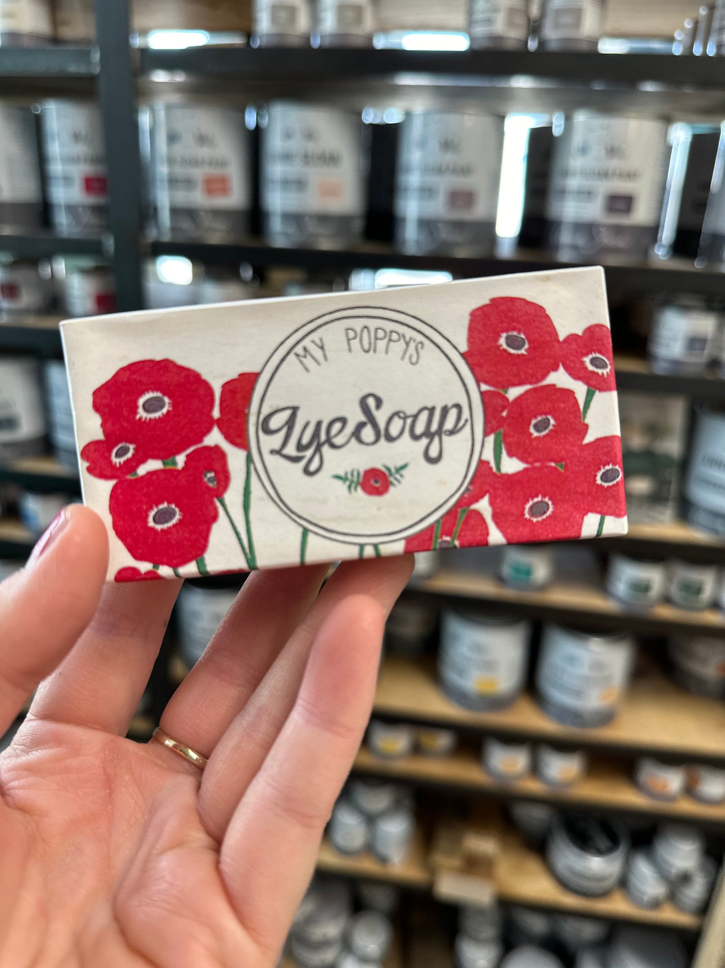 My Poppy's Lye Brush Soap