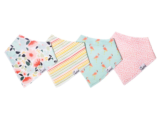 Leilani Baby Bandana Bib- 4 Pack