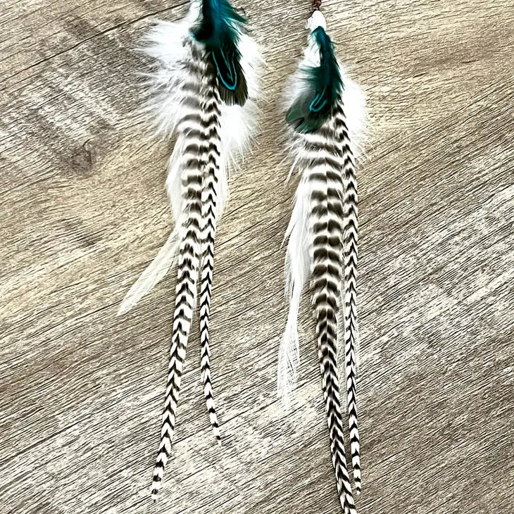 Glacier Feather Earrings