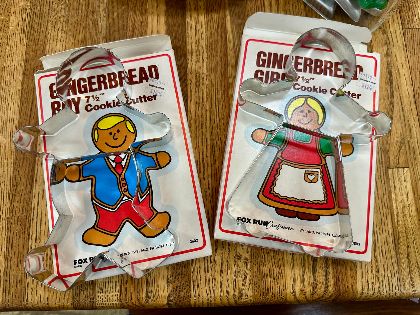 Gingerbread Cookie Cutters Set of 2