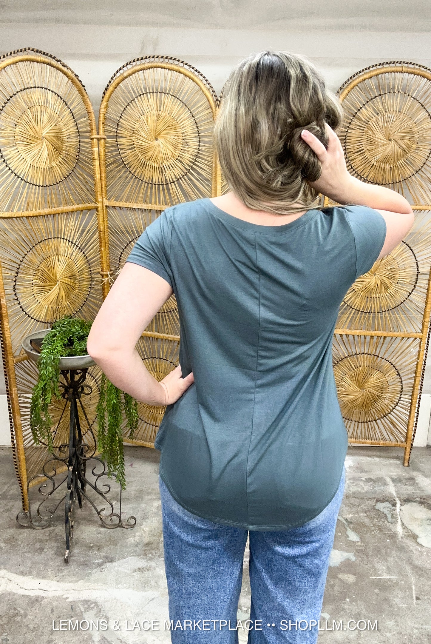 Ash Jade Better Than Basic Vneck Top