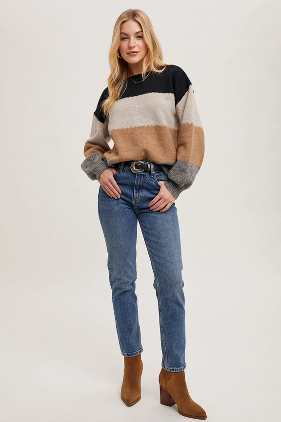 Color Block Sweater