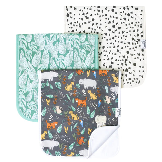 Bengal Burp Cloth Set - 3 Pack