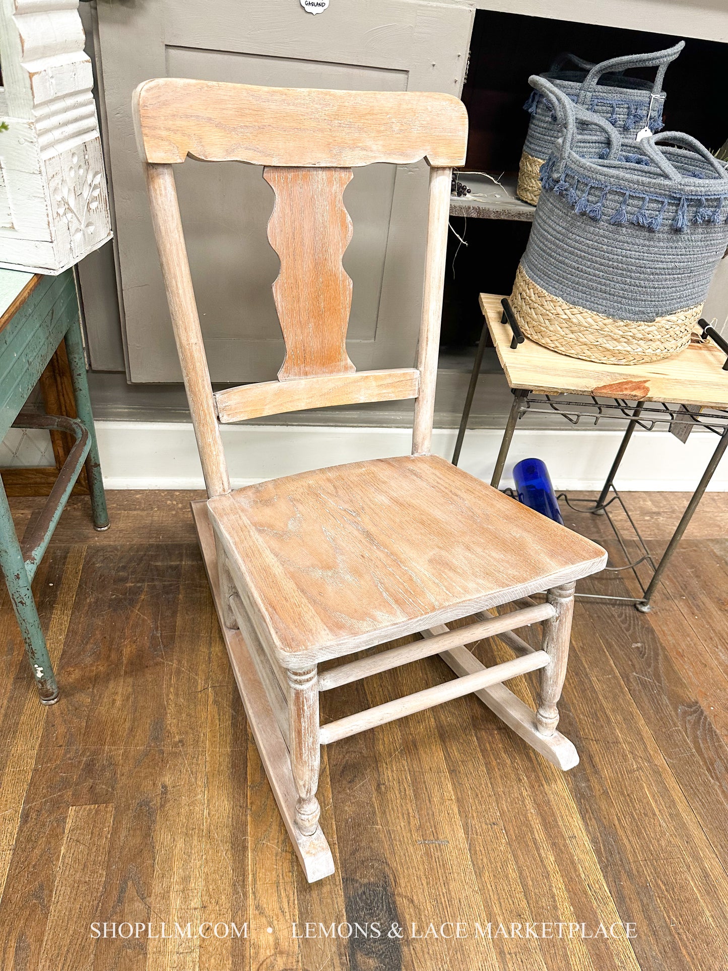 White Washed Oak Childs Chair