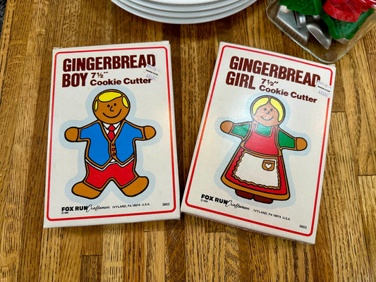 Gingerbread Cookie Cutters Set of 2